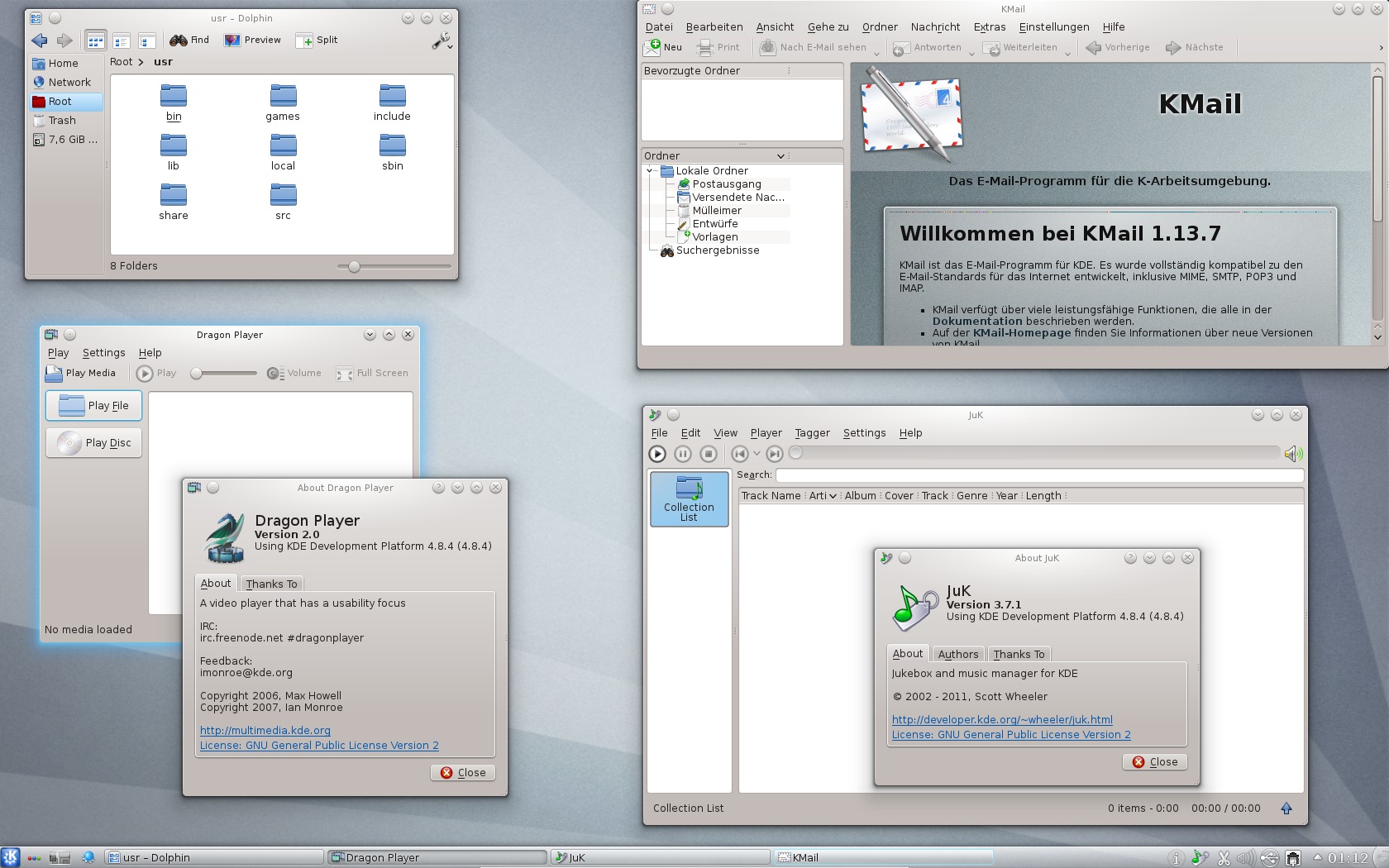 installez debian 7 kde